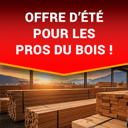 Offre d’été pour les professionnels français du bois!